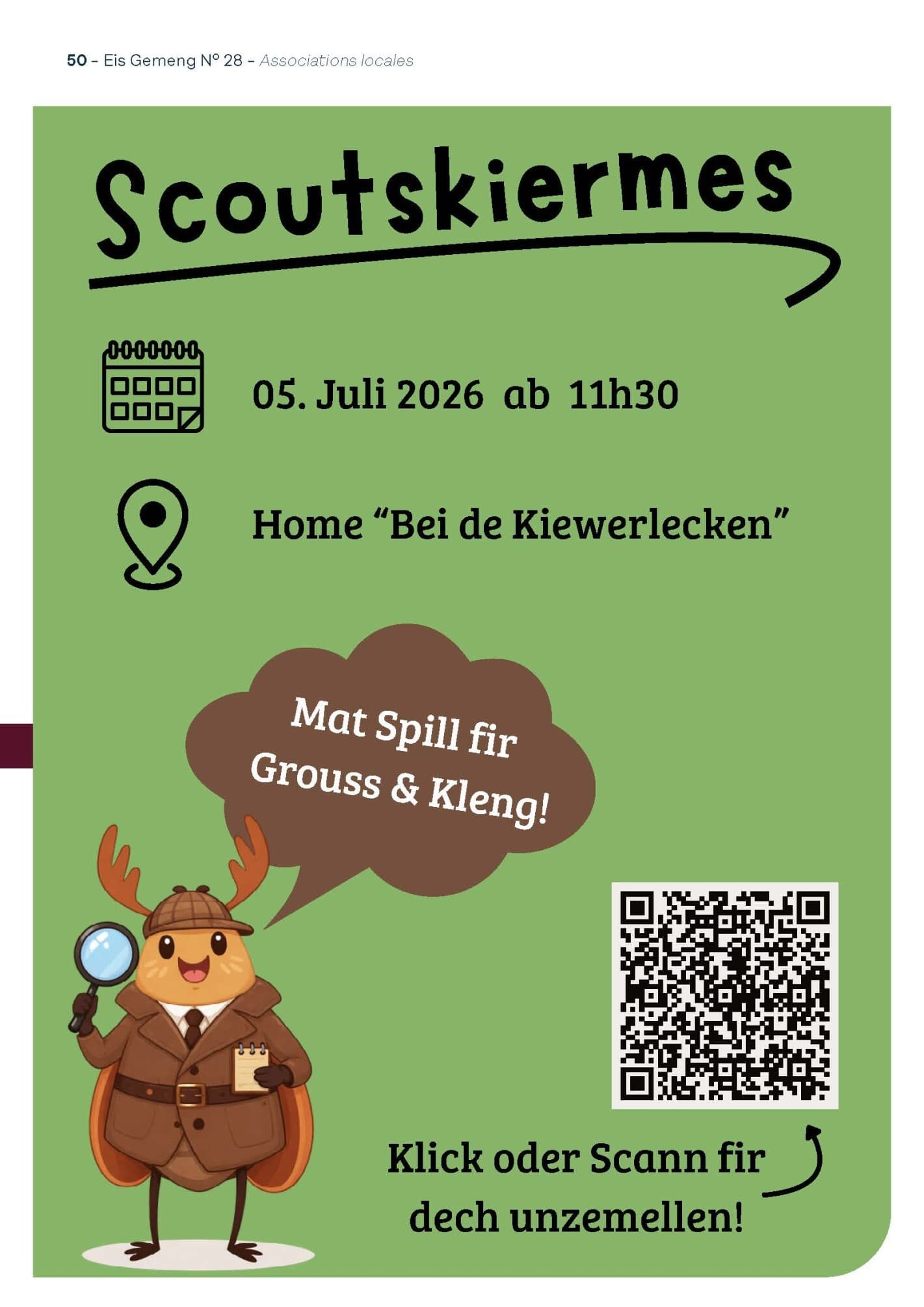Kermesse scoute des Kiewerlecken