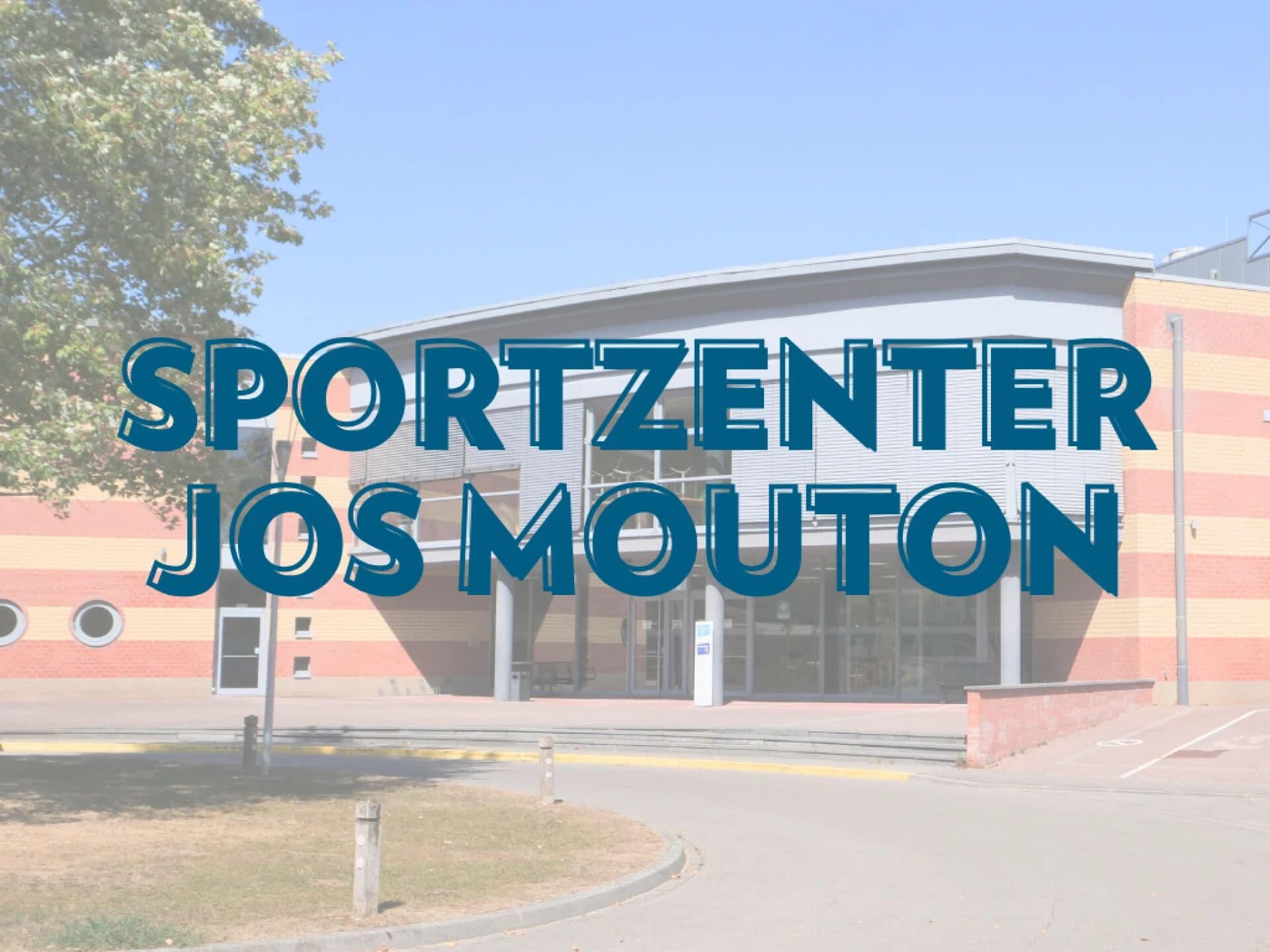 Inauguration of the 'Sportzenter Jos Mouton'