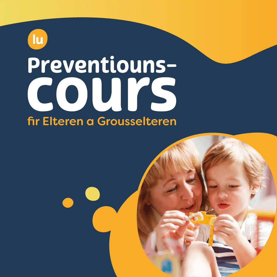 Cours de prévention pour parents et grands-parents en luxembourgeois