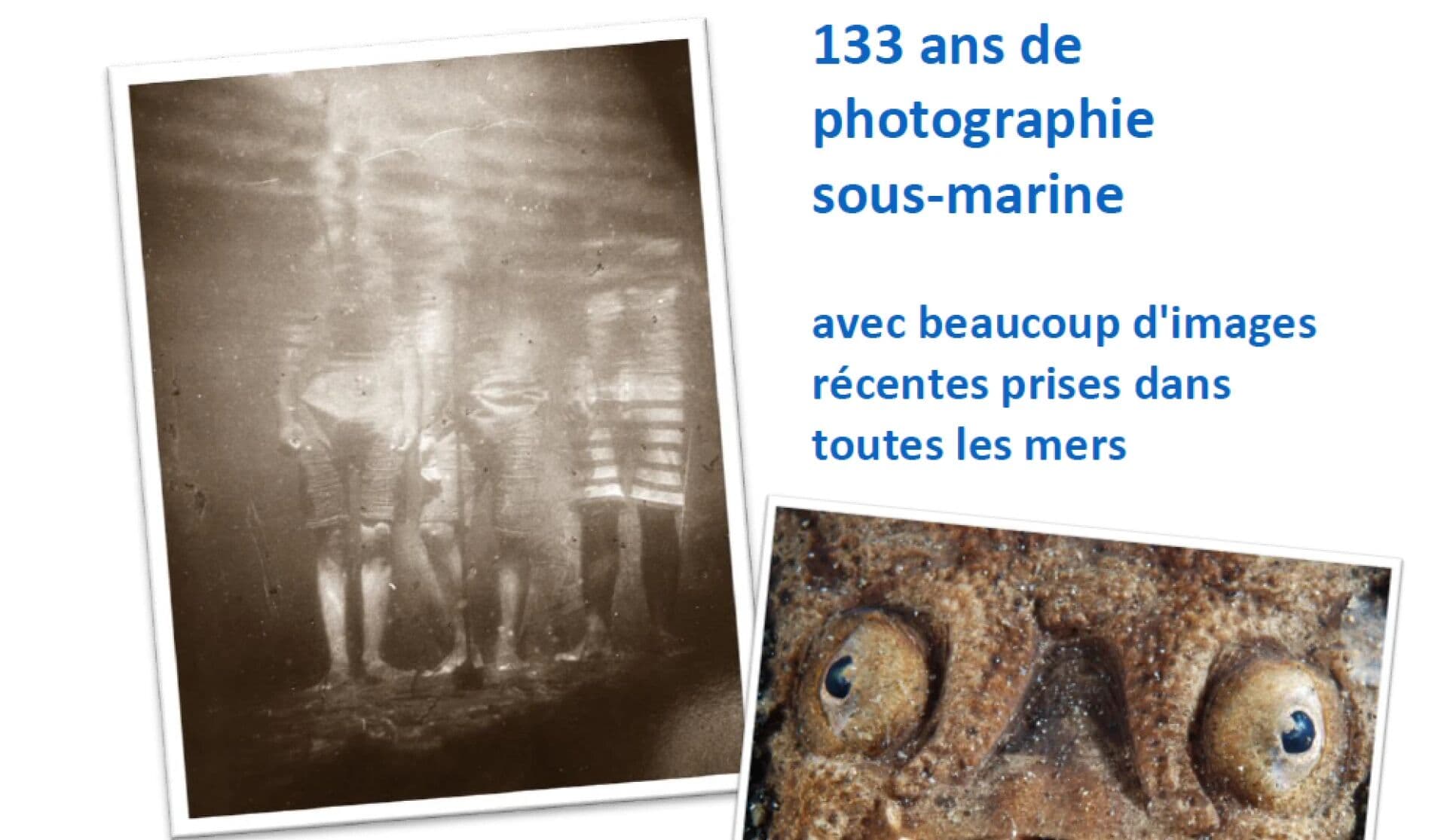 Conférence-projection : 133 ans de photographie sous-marine