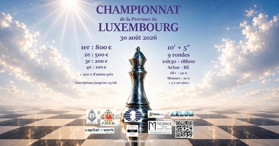 Championnat d'échec de la Province de Luxembourg