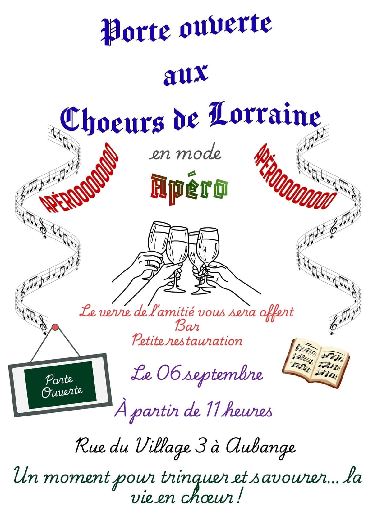 Porte ouverte des Chœurs de Lorraine
