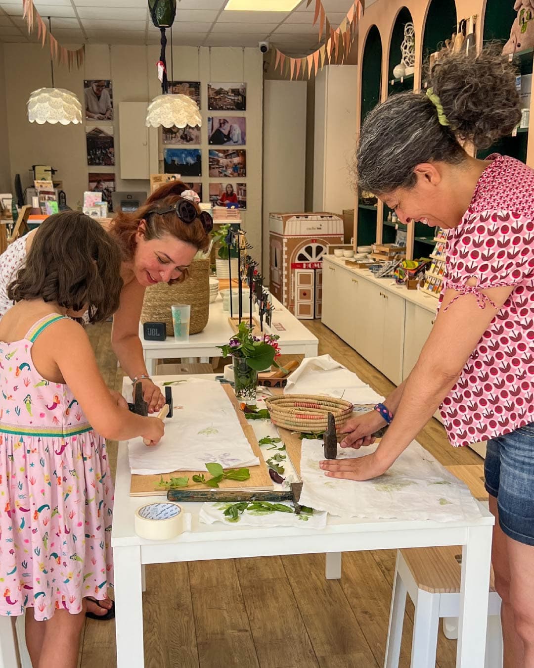 Atelier - Empreintes végétales