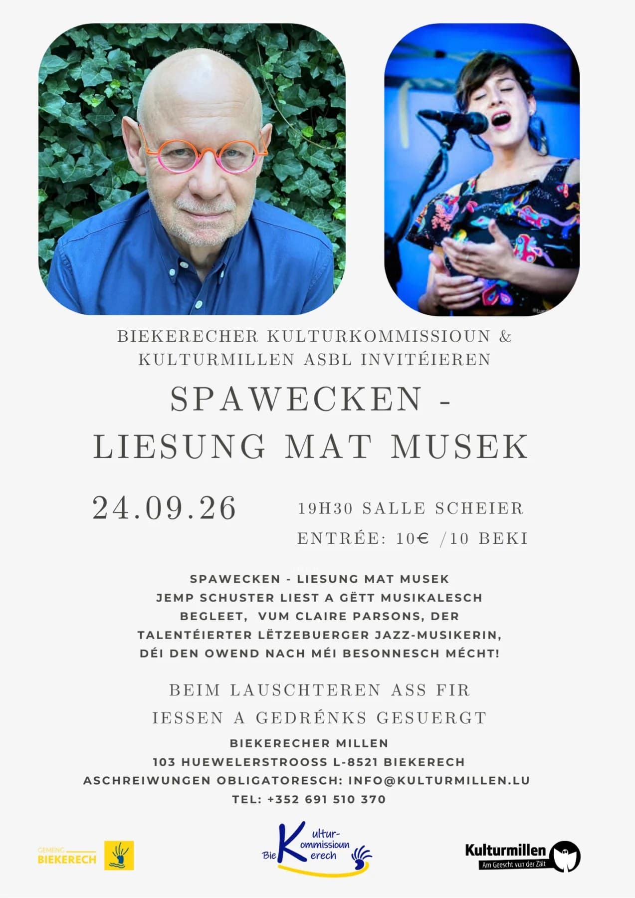 Spawecken – reading with music