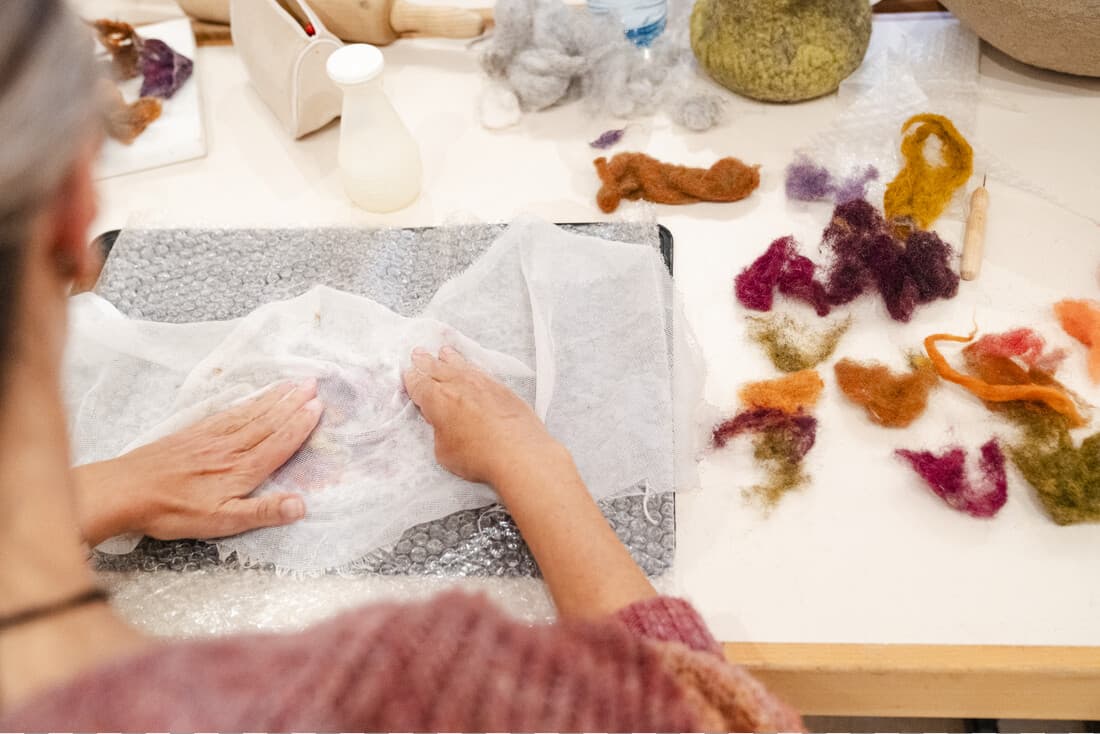 Discover felt-making techniques