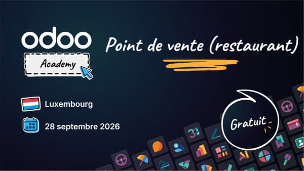 Odoo Academy Point de Vente (Restaurant)