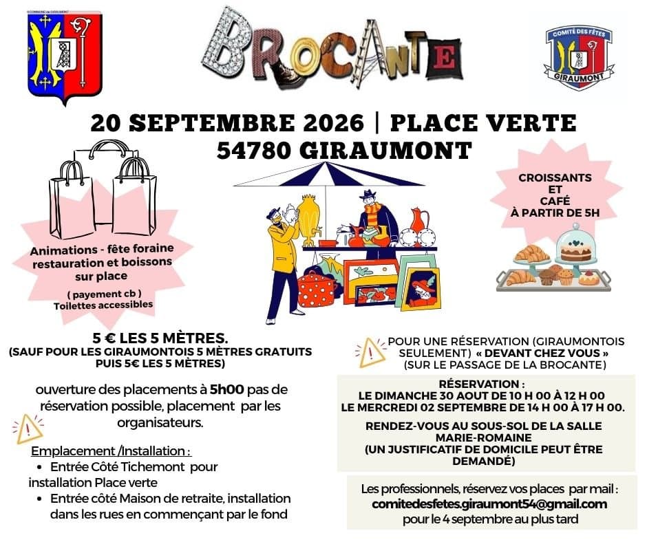 Giraumont holds its flea market!
