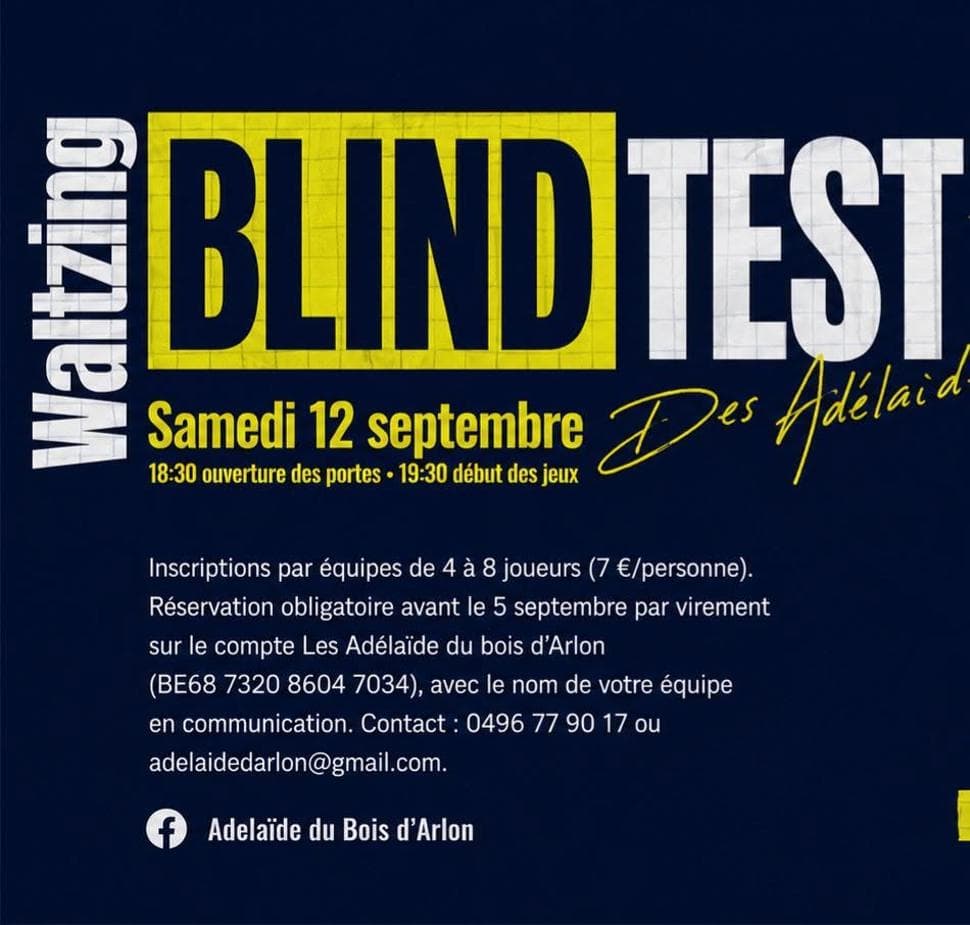 Blind test - La rentrée des Adélaïdes