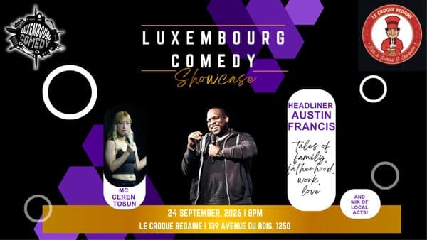 Luxembourg Comedy Showcase en anglais - Austin Francis (USA)