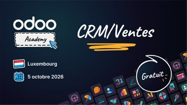 Odoo Academy CRM/Sales - Luxembourg