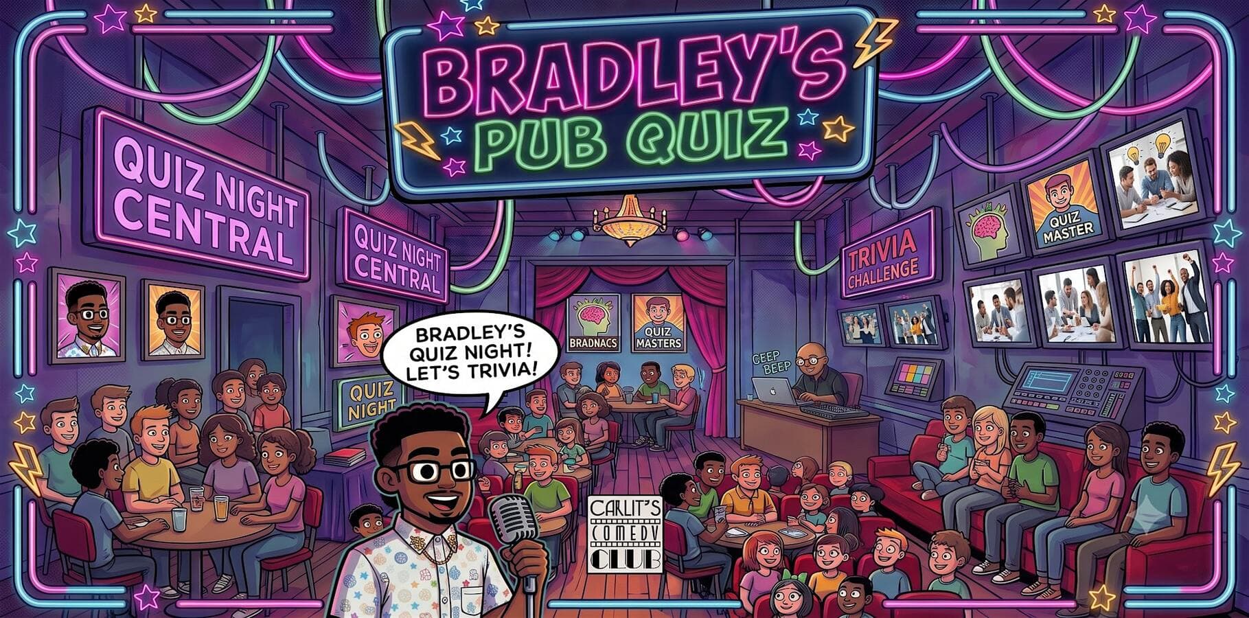 Le Big Brain Pub Quiz de Bradley
