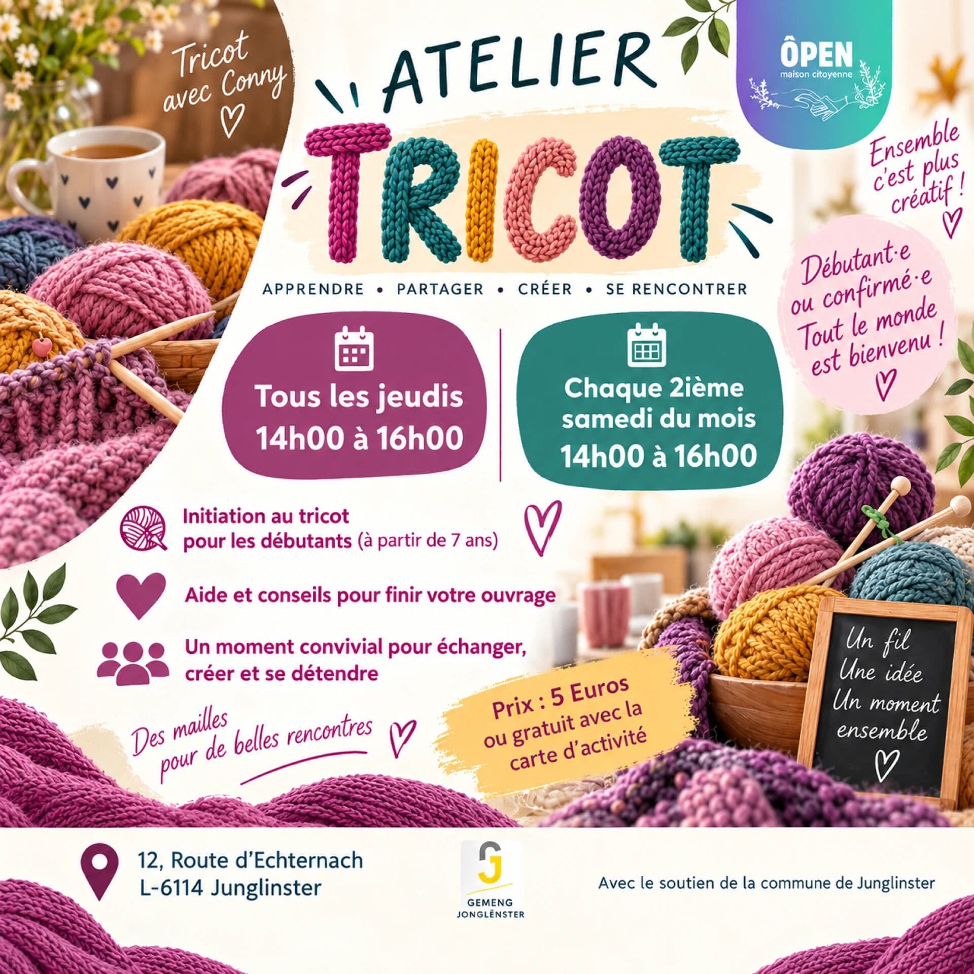 Atelier tricot