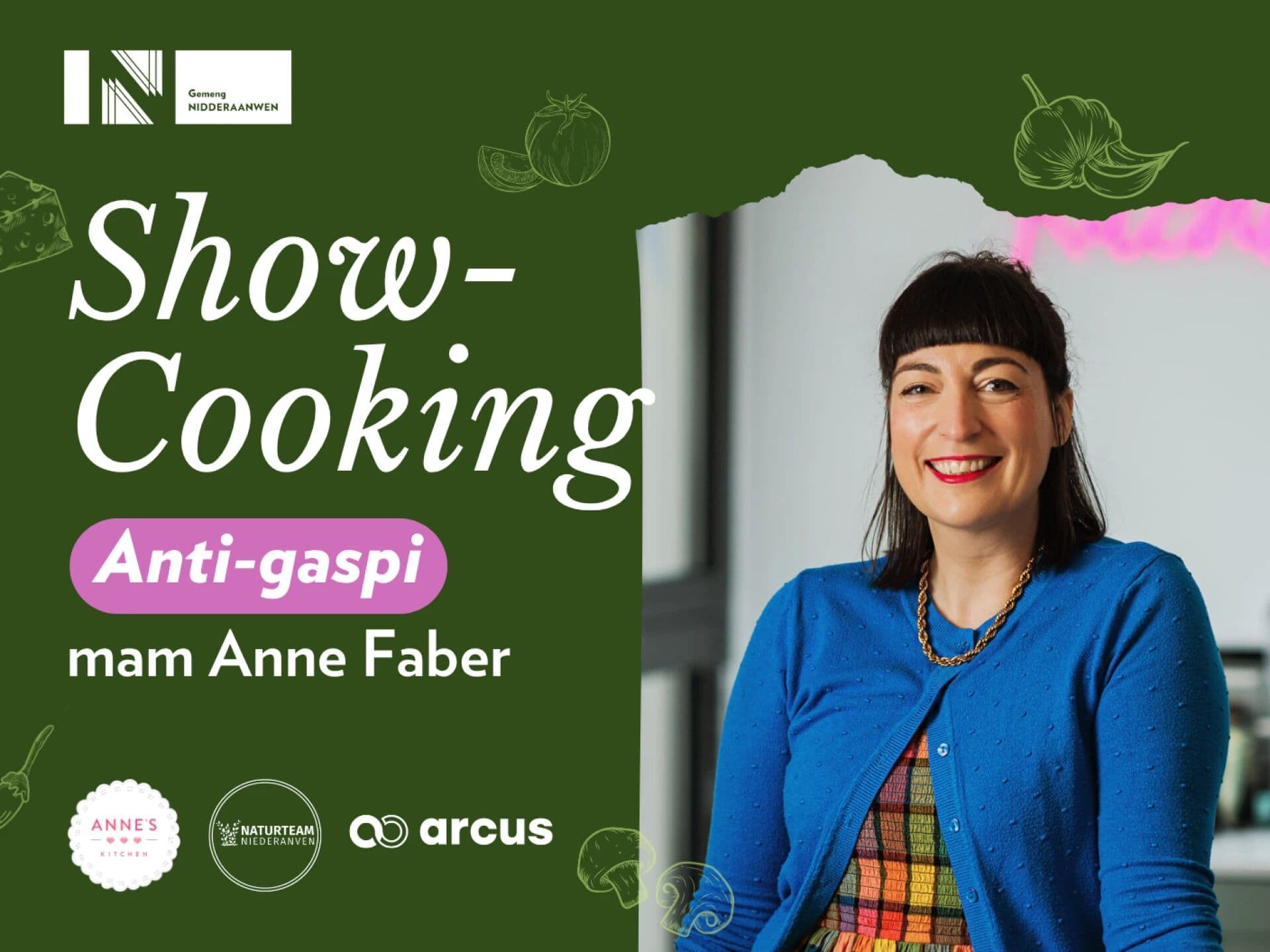 Show-Cooking Anti-Gaspi avec Anne Faber