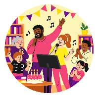 Join us for a special anniversary karaoke!