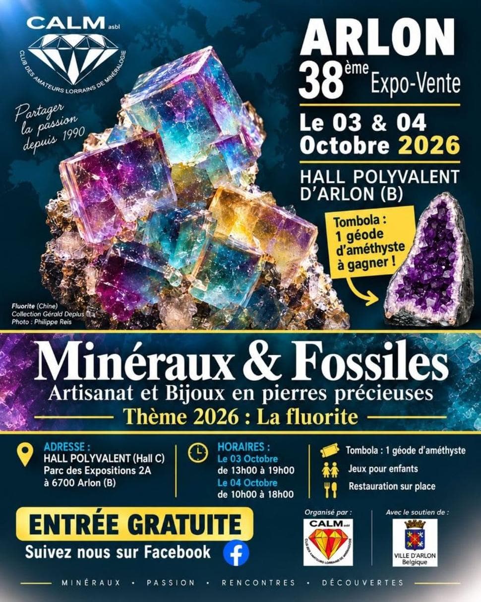 38e expo-vente - Minéraux et fossiles