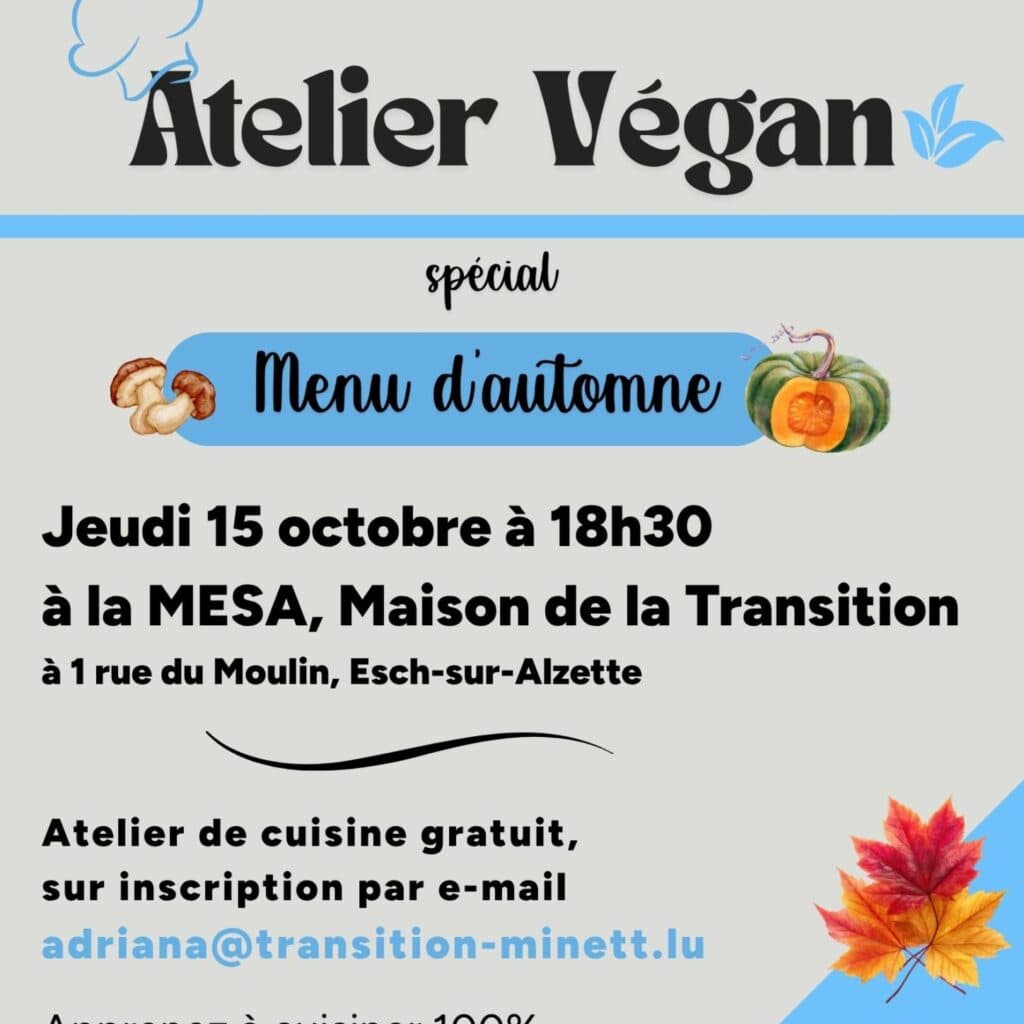 Atelier de cuisine végane