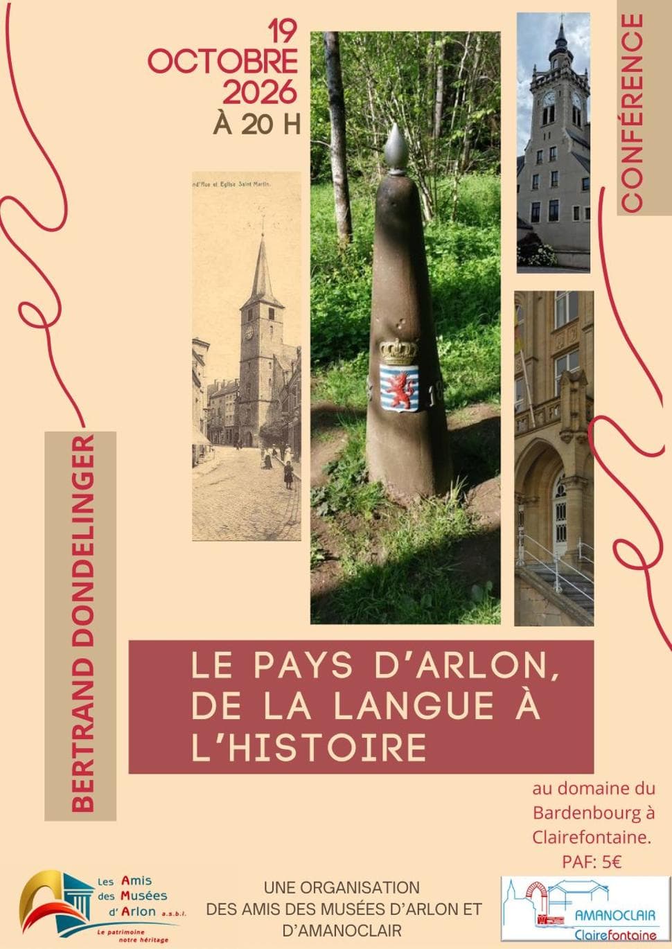 Conférence « Le pays d’Arlon, de la langue à l’Histoire »