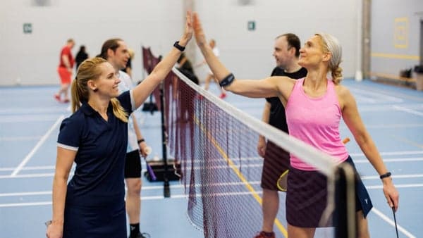 Badminton doubles