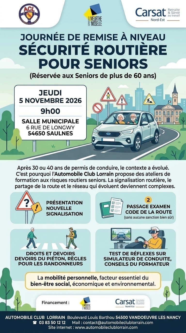 Road safety refresher day for seniors