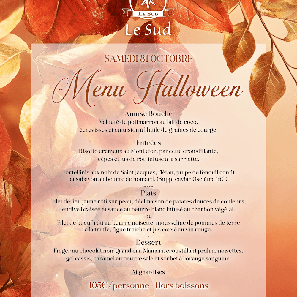 Menu Halloween