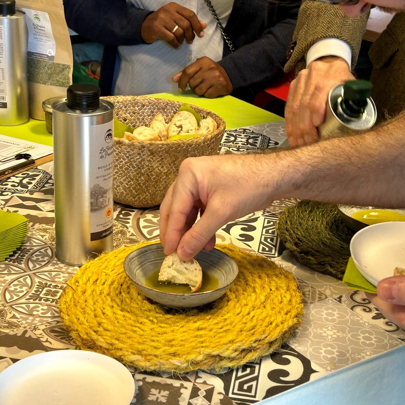 Degustation Huile d'Olive