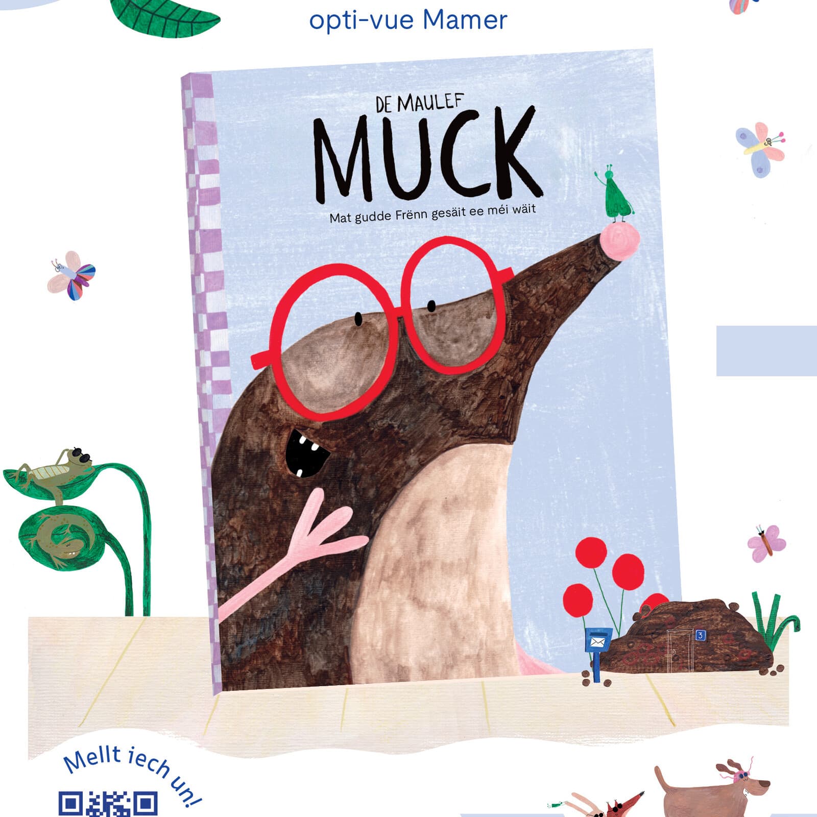 Lecture du livre "De Maulef, Muck - mat gudde Frënn gesäit ee méi wäit"