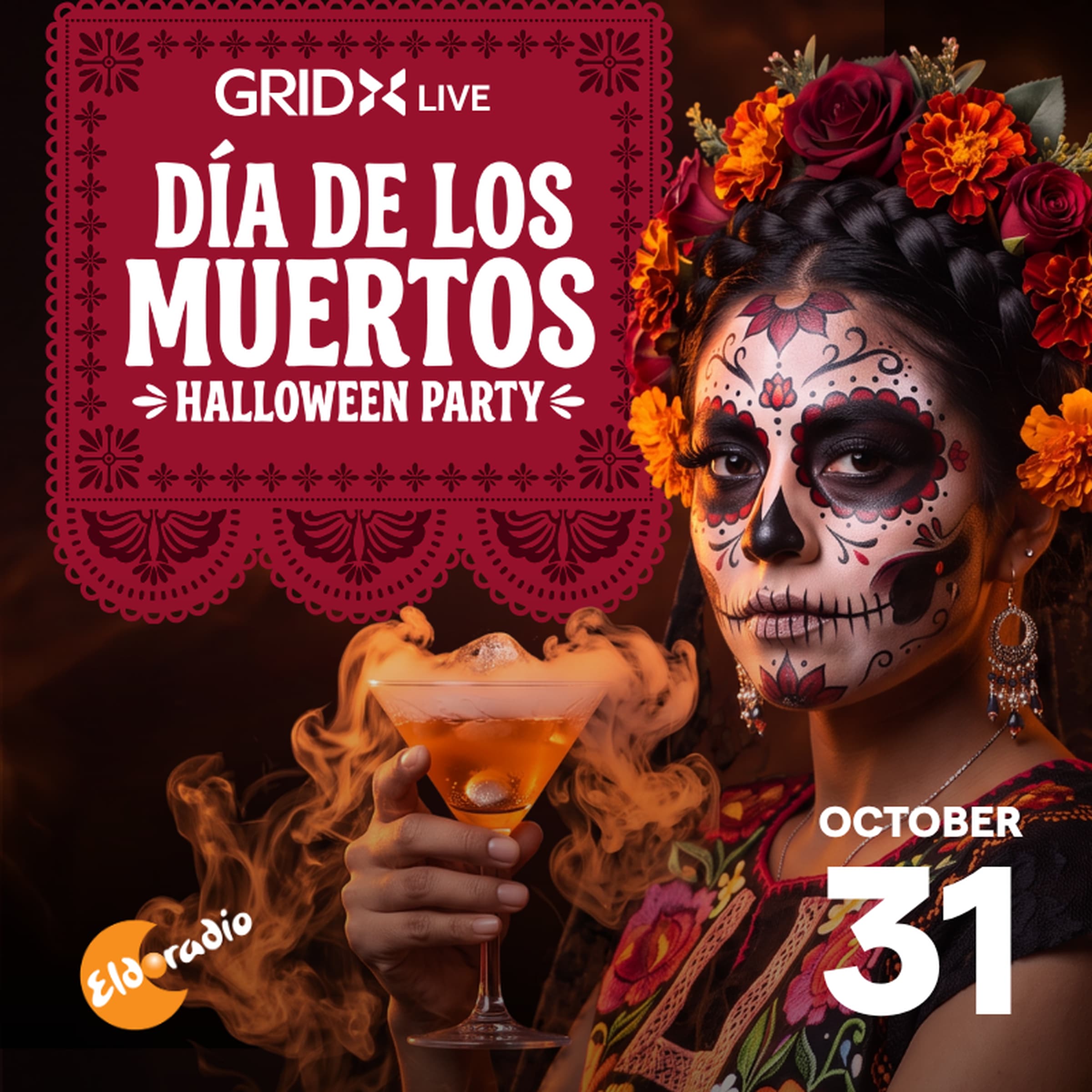 Soirée Halloween - Dia de los Muertos à GRIDX