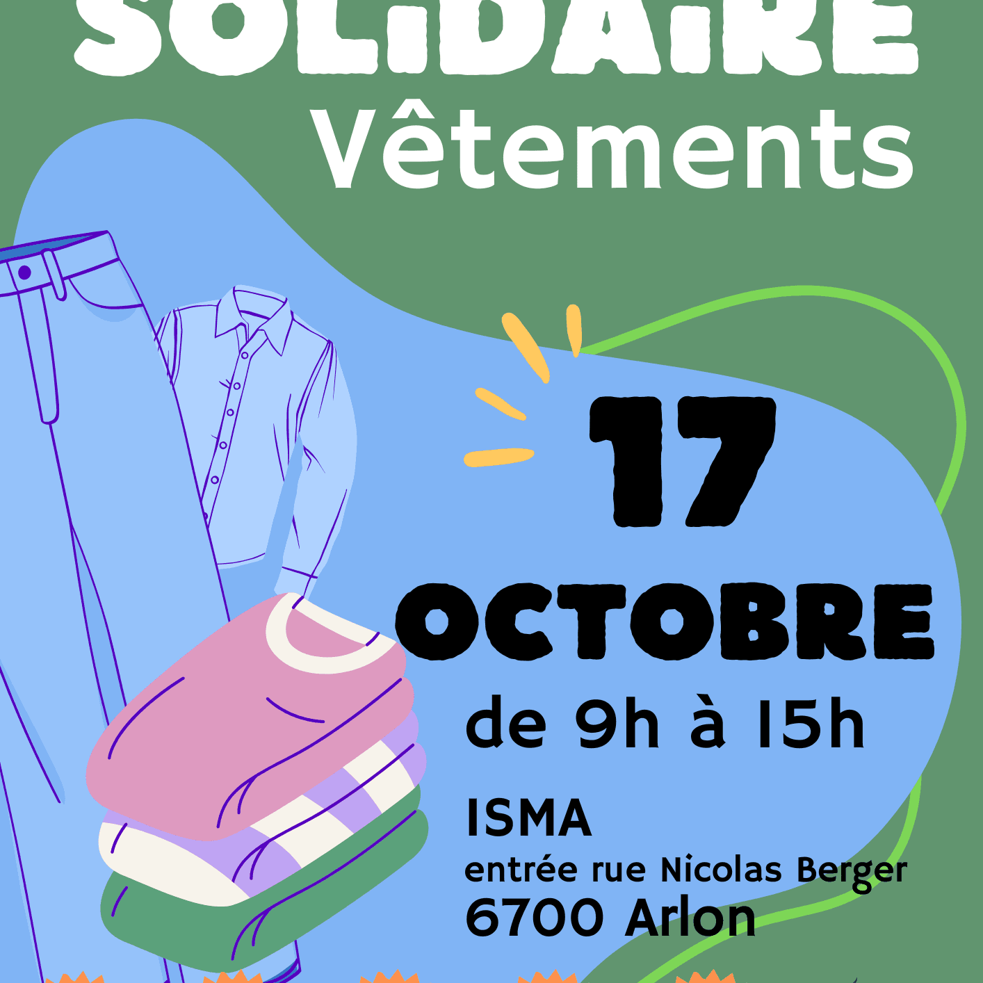 Charity clothing sale