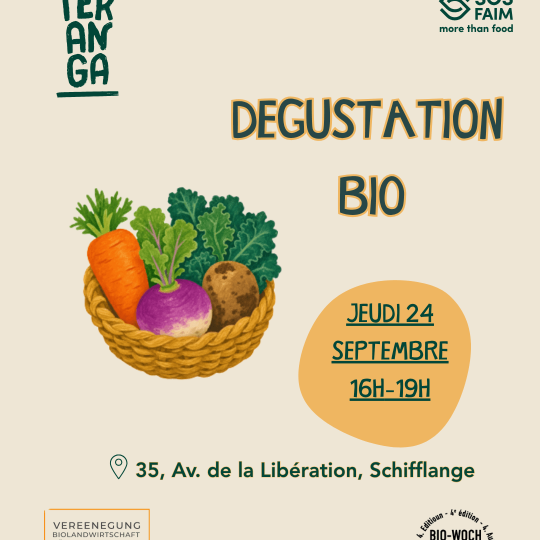 Dégustation 100 % bio pour la Bio Woch !