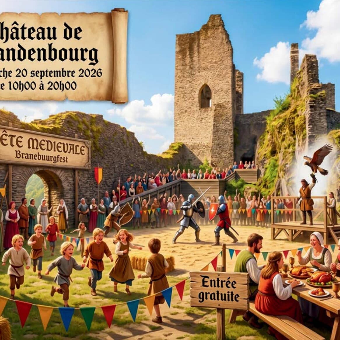 Fête médiévale au Château de Brandenbourg