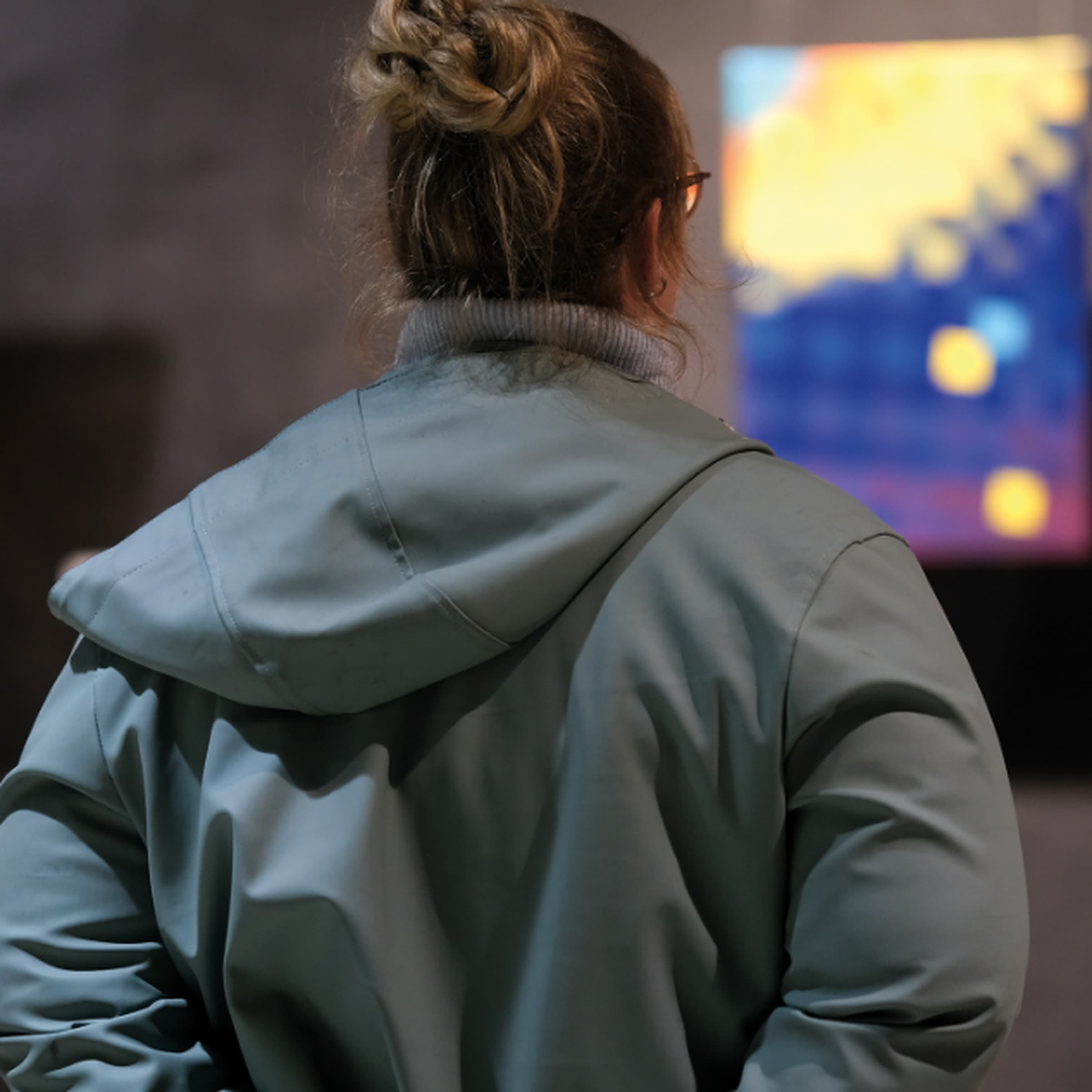 Atelier « Comment peindre au couteau » - Les artistes résidents