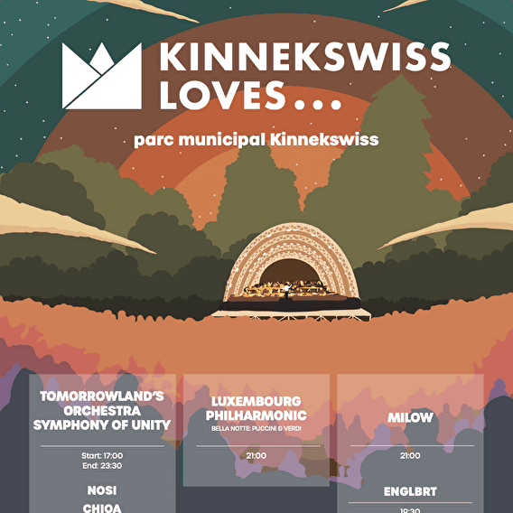 Kinnekswiss loves… : des concerts gratuits en plein air au cœur de la ville