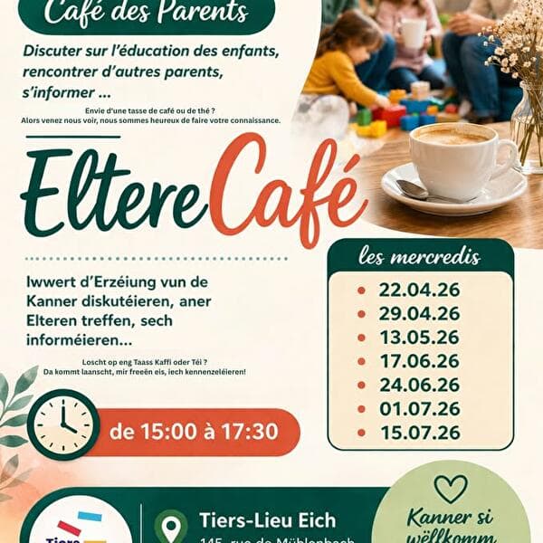 Café des Parents au Tiers-Lieu Eich