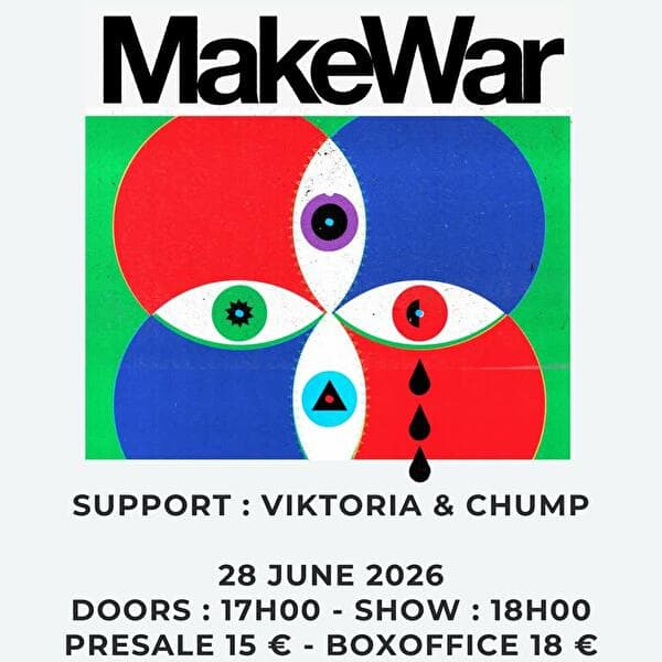 Concert punk avec MakeWar, Viktoria & Chump au MK Bar