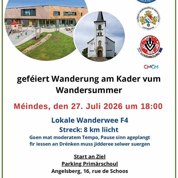 Randonnée festive IVV à Angelsberg