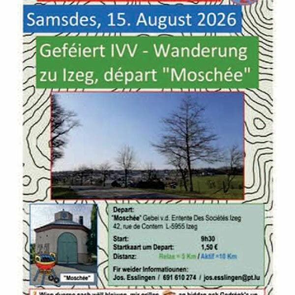Randonnée ITZIG FLMP IVV organisée
