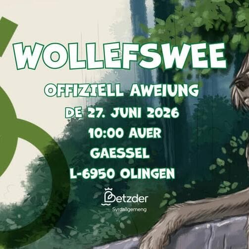 Inauguration officielle du Wollefswee