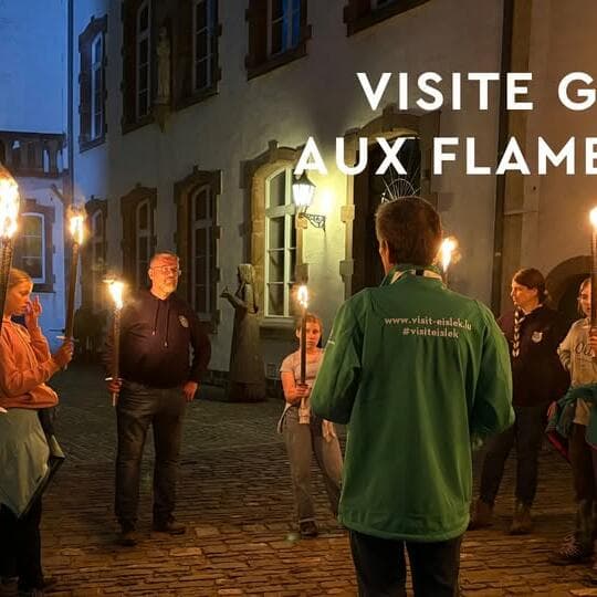 Visite guidée au flambeaux