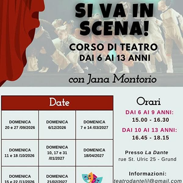 Cours de théâtre pour les 10-13 ans
