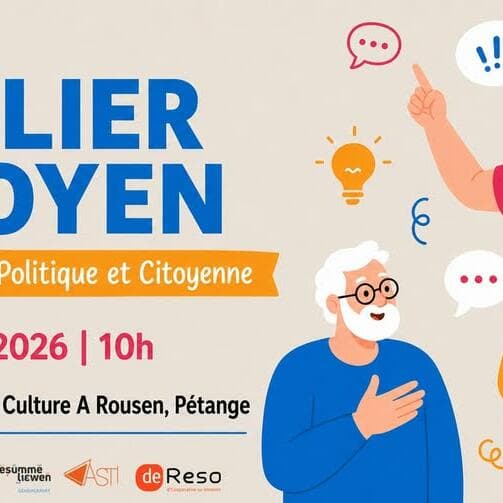 Pétange : Atelier citoyen - Participation politique et citoyenne