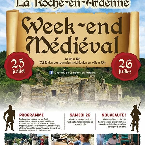 Week-end médiéval au Château de La Roche-en-Ardenne