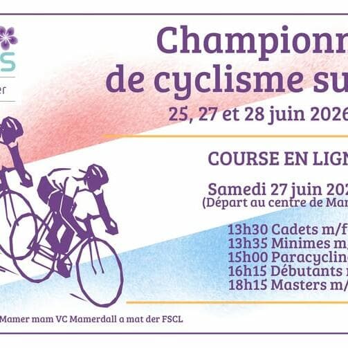 Championnats nationaux de cyclisme sur route - Cadets, Minimes, Paracyclisme, Débutants, Masters