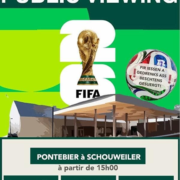 FIFA World Cup 2026 - Public Viewing at Kulturhaus Pontebier