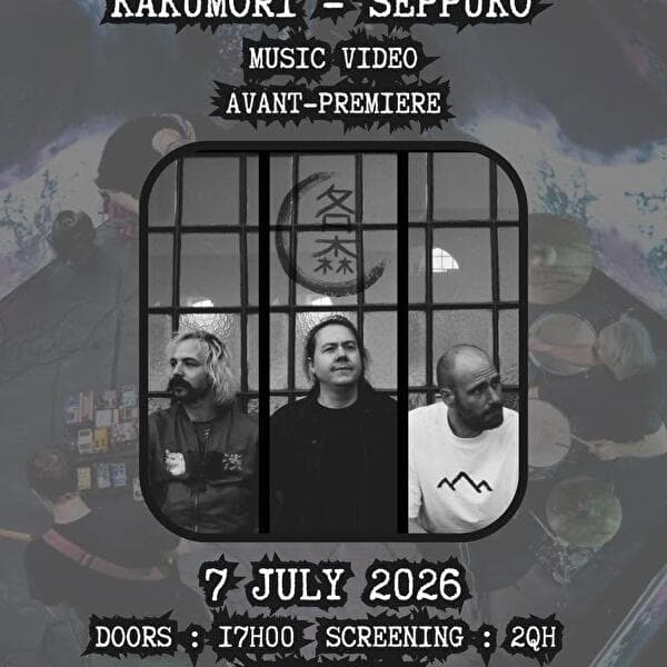 Kakumori - avant-première du clip Seppuko au MK Bar