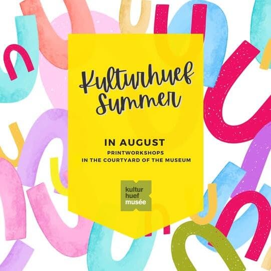 Kulturhuef Summer | Workshops in the museum courtyard