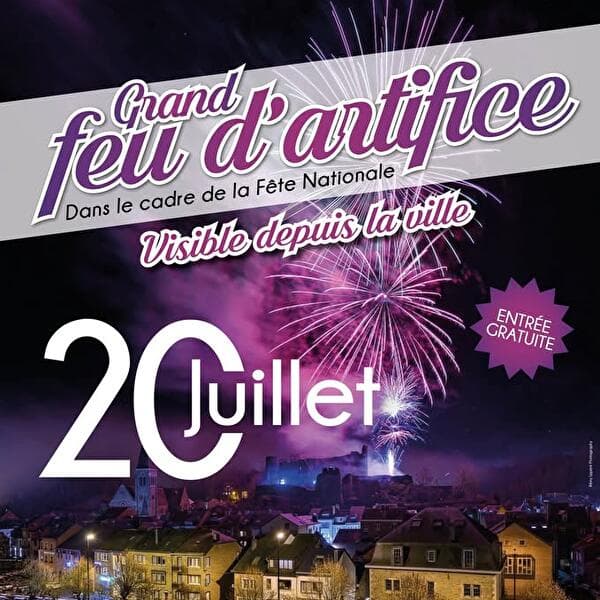 Grand feu d’artifice de La Roche-en-Ardenne