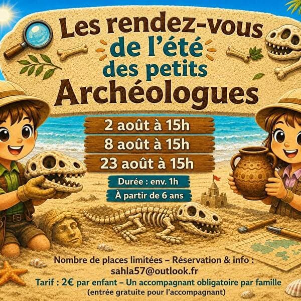 Le rendez-vous des petits archéologues