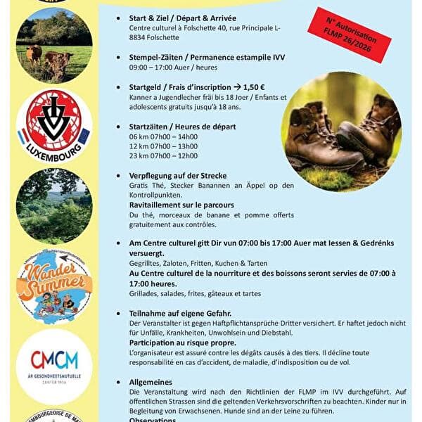 Randonnée Folschette FLMP IVV