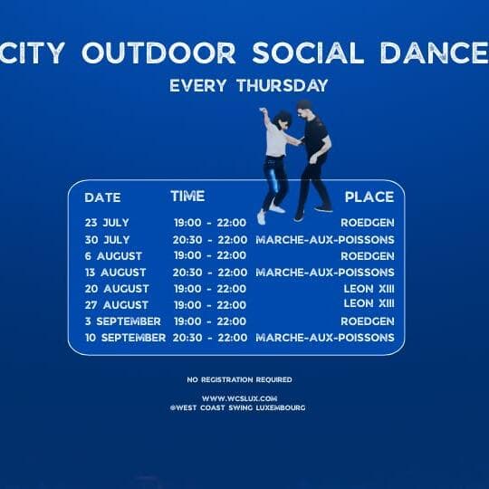 City Outdoor Social Dance