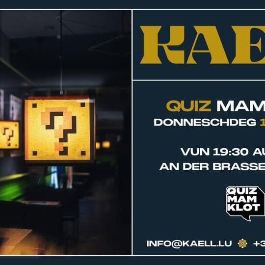 Quiz mam Klot à la Brasserie Kaell